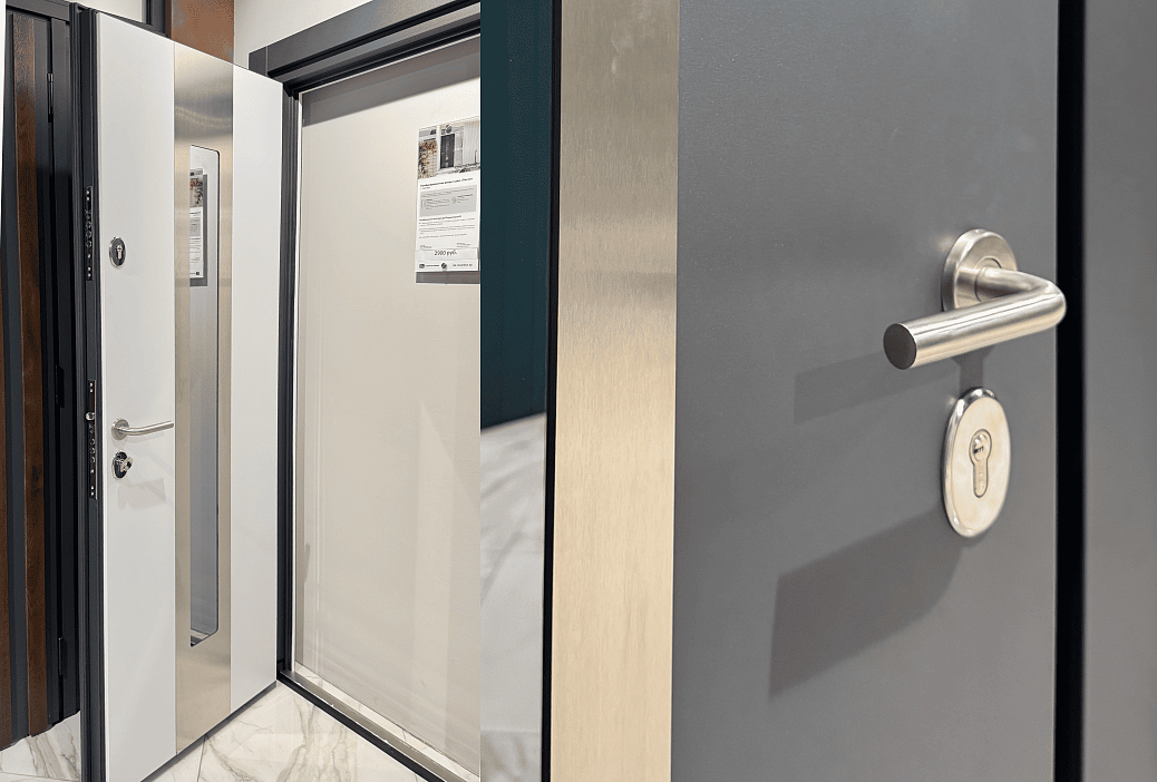 Петли равномерно распределяют нагрузку на&nbsp;полотно, обеспечивая плавное открывание двери.