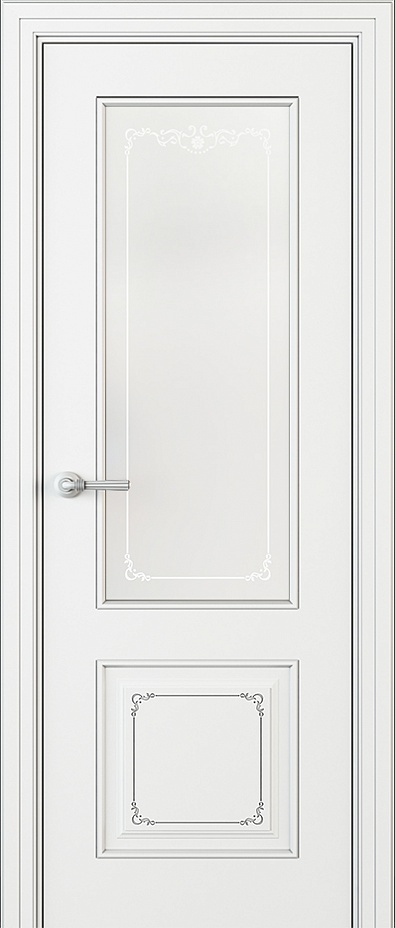 Межкомнатная дверь ЛЧ13-С эмалированная