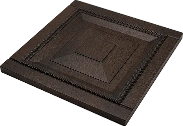 SteelTex с патинированием «Дуб тёмный» с чёрной патиной